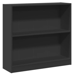 vidaXL Libreria Nera 80x24x75 cm in Legno Multistrato