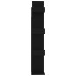 vidaXL Libreria Nera 48x25,5x140 cm in Legno Multistrato vidaXL Libreria Nera 48x25,5x140 cm in Legno Multistrato