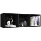 vidaXL Libreria/Mobile TV Nero 36x30x114 cm in Legno Multistrato vidaXL Libreria/Mobile TV Nero 36x30x114 cm in Legno Multistrato