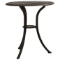 vidaXL Set da Bistrot 3 pz in Alluminio Pressofuso Bronzo