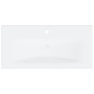 vidaXL Set Mobili da Bagno Bianco in Truciolato vidaXL Set Mobili da Bagno Bianco in Truciolato