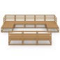 vidaXL Set Divani da Giardino 10 pz in Legno Massello di Pino vidaXL Set Divani da Giardino 10 pz in Legno Massello di Pino