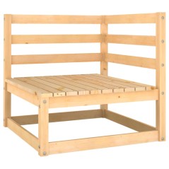 vidaXL Set Divani Giardino 6 pz con Cuscini in Legno Massello di Pino