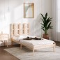 vidaXL Giroletto in Legno Massello 75x190 cm Small Single vidaXL Giroletto in Legno Massello 75x190 cm Small Single