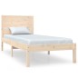 vidaXL Giroletto in Legno Massello 75x190 cm Small Single vidaXL Giroletto in Legno Massello 75x190 cm Small Single
