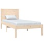 vidaXL Giroletto in Legno Massello 75x190 cm Small Single vidaXL Giroletto in Legno Massello 75x190 cm Small Single