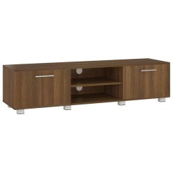 Mobile per TV Rovere Marrone 140x40x35 cm Legno Multistrato