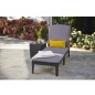 Keter Lettino Prendisole con Cuscino Jaipur Grafite Keter Lettino Prendisole con Cuscino Jaipur Grafite