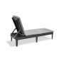 Keter Lettino Prendisole con Cuscino Jaipur Grafite Keter Lettino Prendisole con Cuscino Jaipur Grafite