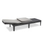 Keter Lettino Prendisole con Cuscino Jaipur Grafite Keter Lettino Prendisole con Cuscino Jaipur Grafite