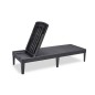 Keter Lettino Prendisole con Cuscino Jaipur Grafite Keter Lettino Prendisole con Cuscino Jaipur Grafite