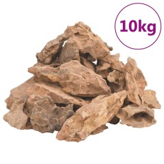 vidaXL Pietre Laviche 10 kg Marroni 1-10 cm