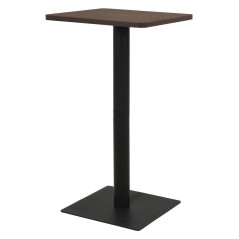 vidaXL Tavolo da Bistrot Cenere Scuro 50x50x107 cm
