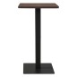vidaXL Tavolo da Bistrot Cenere Scuro 50x50x107 cm