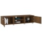 Mobile per TV Rovere Marrone 140x40x35 cm Legno Multistrato