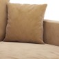 vidaXL Set di Divani 2 pz con Cuscini Marrone in Velluto