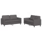 vidaXL Set di Divani 2 pz con Cuscini Grigio in Similpelle