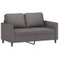 vidaXL Set di Divani 2 pz con Cuscini Grigio in Similpelle
