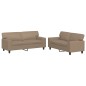 vidaXL Set di Divani 2 pz Cappuccino in Similpelle vidaXL Set di Divani 2 pz Cappuccino in Similpelle
