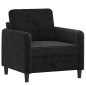 vidaXL Set di Divani 3 pz Nero in Velluto