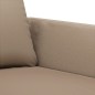 vidaXL Set di Divani 3 pz con Cuscini cappuccino in Similpelle vidaXL Set di Divani 3 pz con Cuscini cappuccino in Similpelle