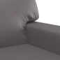 vidaXL Set di Divani 2 pz con Cuscini Grigio in Similpelle vidaXL Set di Divani 2 pz con Cuscini Grigio in Similpelle