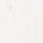 vidaXL Giroletto Bianco in Legno Massello 150x200 cm King Size