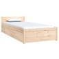 vidaXL Giroletto con Cassetti 75x190 cm Small Single vidaXL Giroletto con Cassetti 75x190 cm Small Single