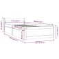vidaXL Giroletto con Cassetti 75x190 cm Small Single vidaXL Giroletto con Cassetti 75x190 cm Small Single