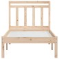 vidaXL Giroletto 75x190 cm Small Single in Legno Massello vidaXL Giroletto 75x190 cm Small Single in Legno Massello