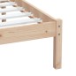 vidaXL Giroletto 75x190 cm Small Single in Legno Massello vidaXL Giroletto 75x190 cm Small Single in Legno Massello