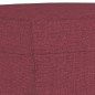 vidaXL Set di Divani 3 pz con Cuscini Rosso Vino in Tessuto vidaXL Set di Divani 3 pz con Cuscini Rosso Vino in Tessuto