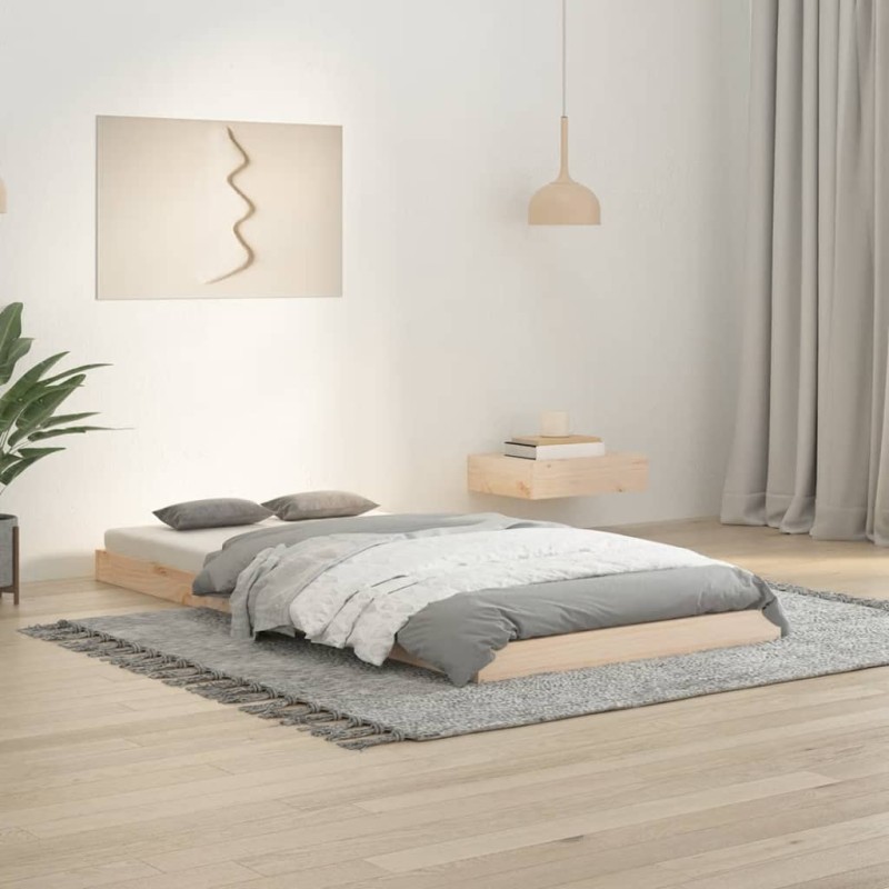 vidaXL Giroletto 90x190 cm Single in Legno Massello di Pino vidaXL Giroletto 90x190 cm Single in Legno Massello di Pino