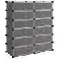 Scarpiera Nera 94,5x36,5x106 cm in PP Scarpiera Nera 94,5x36,5x106 cm in PP
