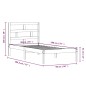 vidaXL Giroletto Bianco 90x190 cm Single in Legno Massello vidaXL Giroletto Bianco 90x190 cm Single in Legno Massello