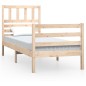 vidaXL Giroletto 75x190 cm Small Single in Legno Massello vidaXL Giroletto 75x190 cm Small Single in Legno Massello