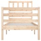 vidaXL Giroletto 75x190 cm Small Single in Legno Massello vidaXL Giroletto 75x190 cm Small Single in Legno Massello
