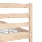 vidaXL Giroletto 75x190 cm Small Single in Legno Massello vidaXL Giroletto 75x190 cm Small Single in Legno Massello