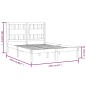 vidaXL Giroletto in Legno Massello 180x200 cm Super King vidaXL Giroletto in Legno Massello 180x200 cm Super King