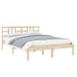 vidaXL Giroletto in Legno Massello 135x190 cm Double vidaXL Giroletto in Legno Massello 135x190 cm Double