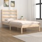vidaXL Giroletto in Legno Massello di Pino 90x190 cm Single