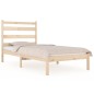 vidaXL Giroletto in Legno Massello di Pino 90x190 cm Single