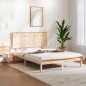 vidaXL Giroletto in Legno Massello 135x190 cm Double vidaXL Giroletto in Legno Massello 135x190 cm Double