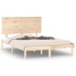 vidaXL Giroletto in Legno Massello 135x190 cm Double vidaXL Giroletto in Legno Massello 135x190 cm Double