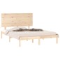 vidaXL Giroletto in Legno Massello 135x190 cm Double vidaXL Giroletto in Legno Massello 135x190 cm Double