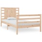 vidaXL Letto senza Materasso 90x190 cm in Legno Massello di Pino vidaXL Letto senza Materasso 90x190 cm in Legno Massello di Pino