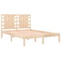 vidaXL Giroletto in Legno Massello 135x190 cm Double vidaXL Giroletto in Legno Massello 135x190 cm Double