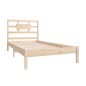 vidaXL Giroletto in Legno Massello 90x190 cm Single vidaXL Giroletto in Legno Massello 90x190 cm Single