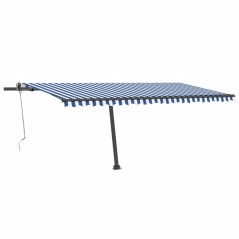 vidaXL Tenda Retrattile Automatica 500x300 cm Arancione Marrone