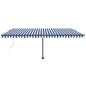 vidaXL Tenda Retrattile Automatica 500x300 cm Arancione Marrone vidaXL Tenda Retrattile Automatica 500x300 cm Arancione Marrone